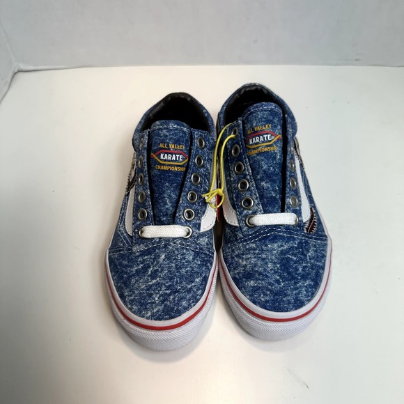 Vans Unisex Youth Old Skool Shoe Cobra Kai Multi/True White Size 11.5 UY NEW - Picture 6 of 10